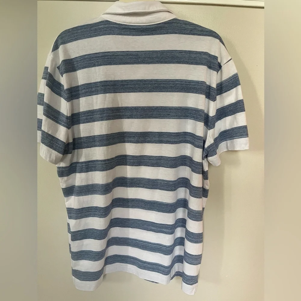 Banana Republic men’s striped soft polo shirt XL